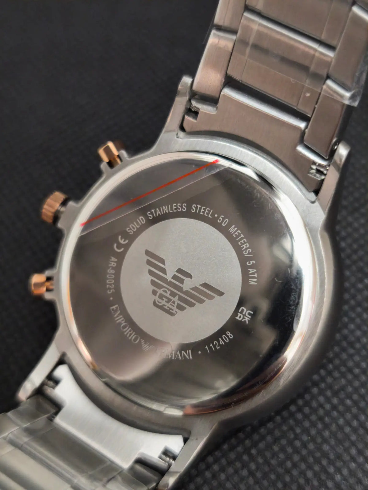 Reloj Emporio Armani Renato AR80025 – Cronógrafo Hombre 43 mm Esfera azul y acero bicolor