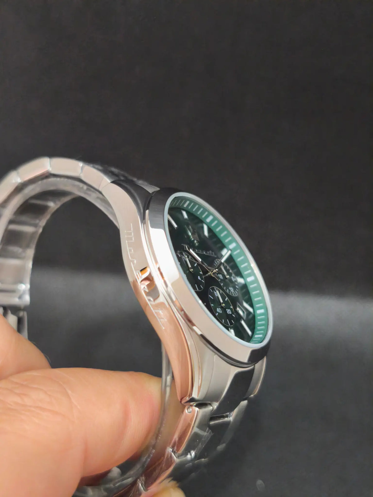 Reloj Maserati Attrazione R8853151017 – Multifunción Hombre 43 mm Esfera verde Acero