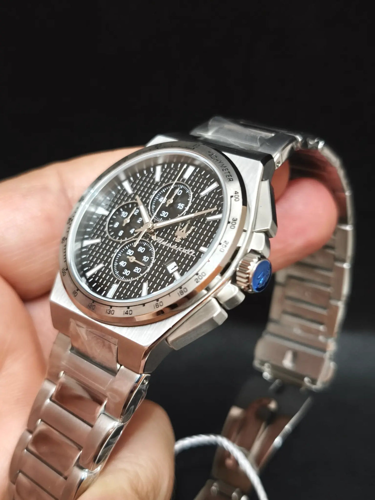 Reloj Maserati Velocità Slim R8873653004 – Cronógrafo Hombre 41 mm Esfera negra