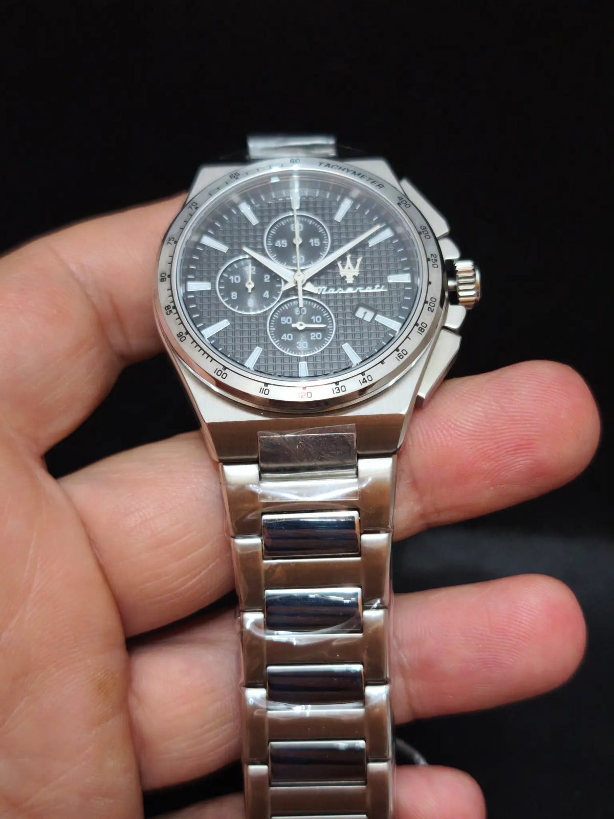 Reloj Maserati Velocità Slim R8873653004 – Cronógrafo Hombre 41 mm Esfera negra