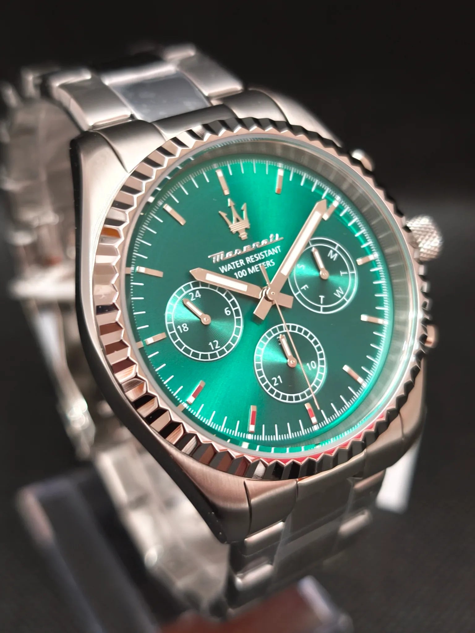 Reloj Maserati Competizione R8853100044 –  Esfera Verde 43 mm