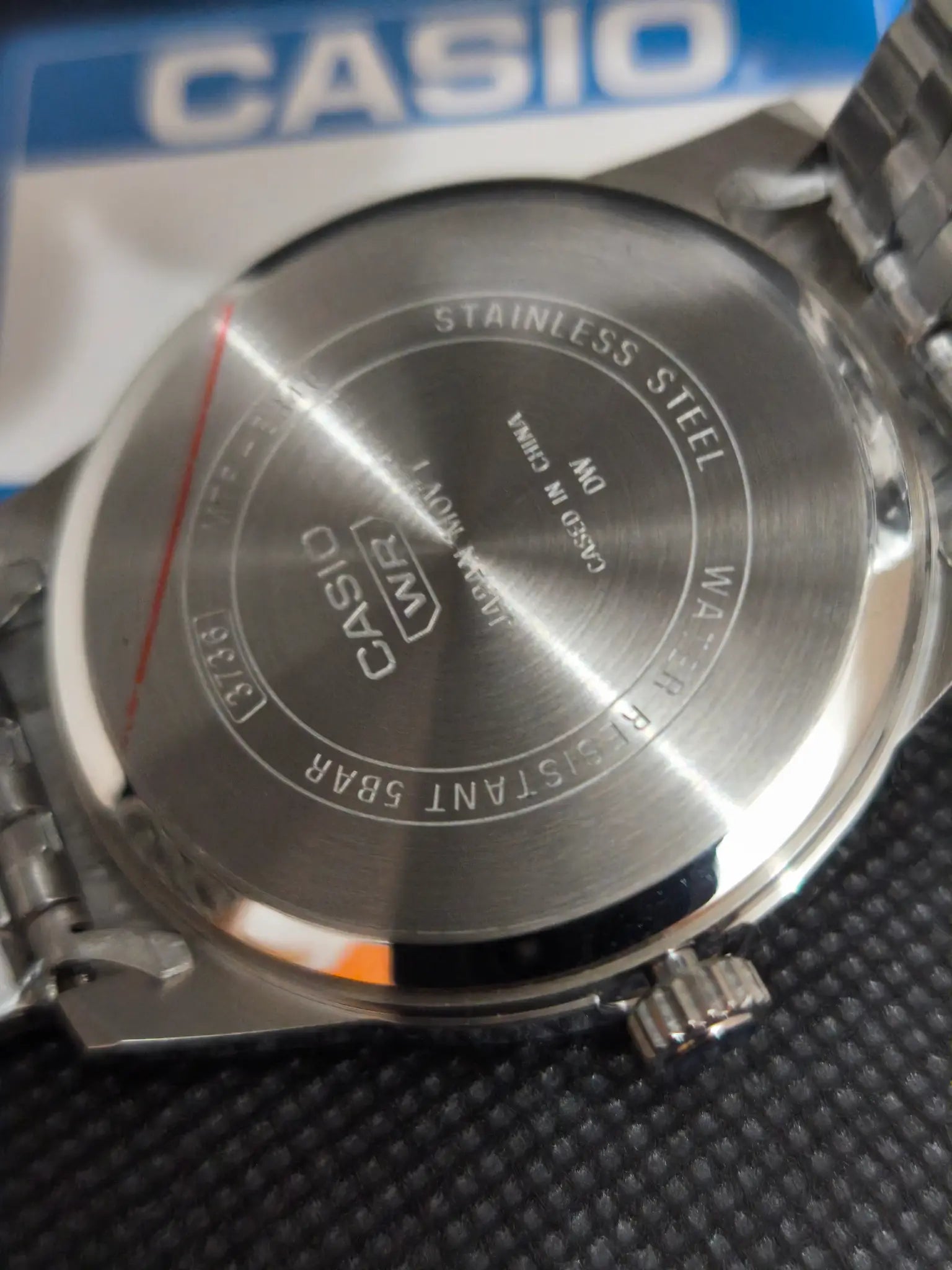 Reloj Casio MTP-E340D-1AVDF – Analógico Hombre 41,5 mm Negro Acero