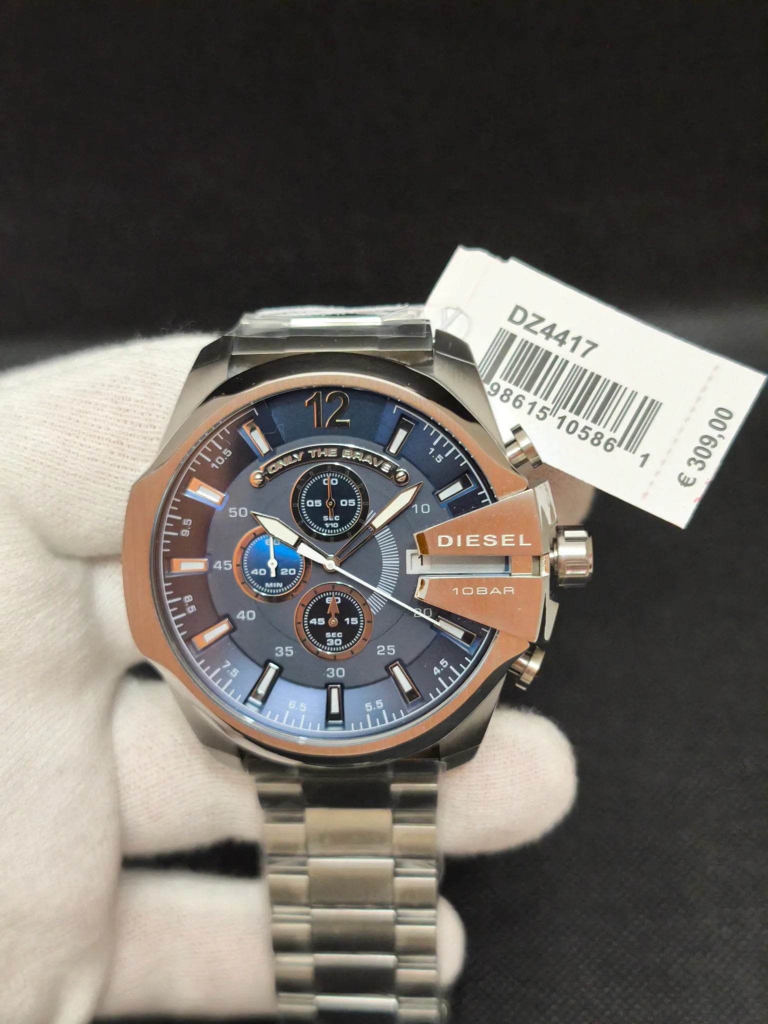 Reloj diesel esfera azul