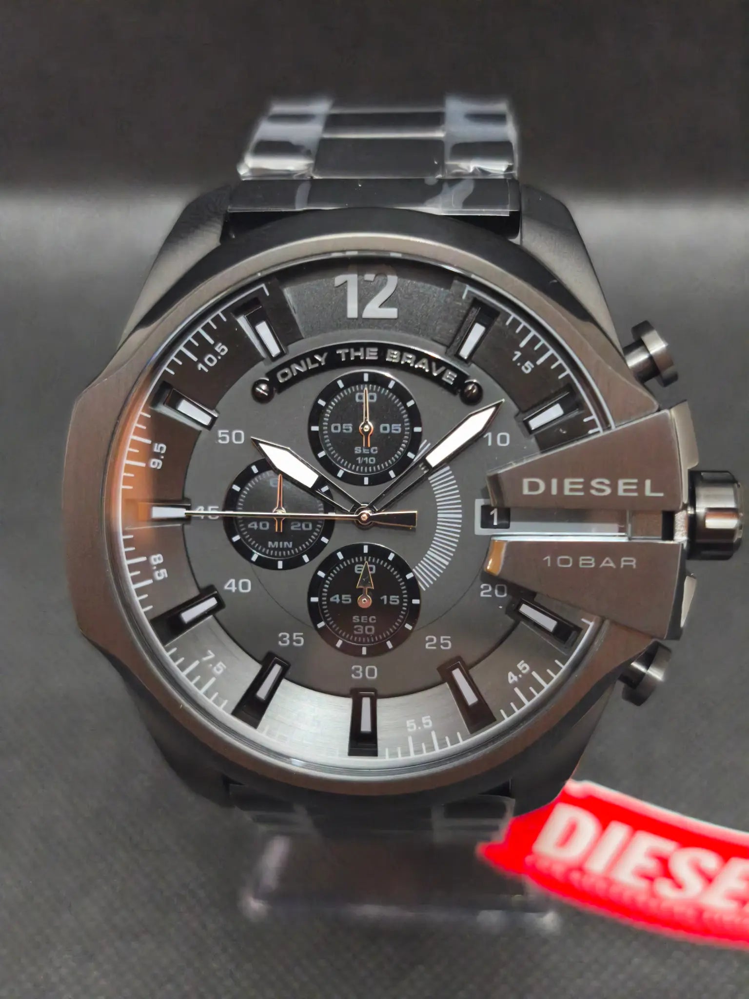 Reloj Diesel Mega Chief DZ4355 cronógrafo negro hombre