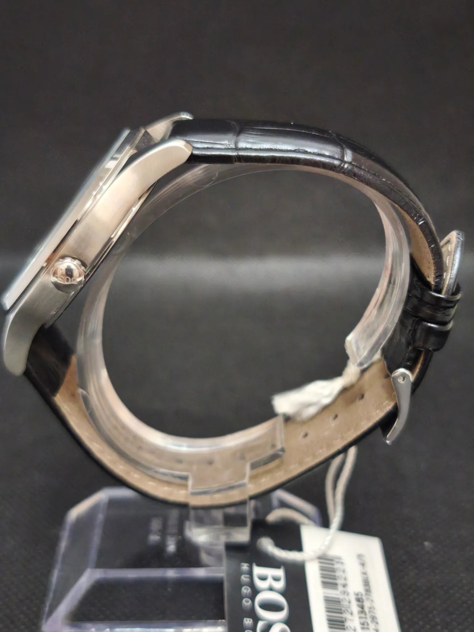 Reloj Hugo Boss Governor 1513485 – Cuarzo con fecha Hombre 43 mm Esfera negra y piel negra