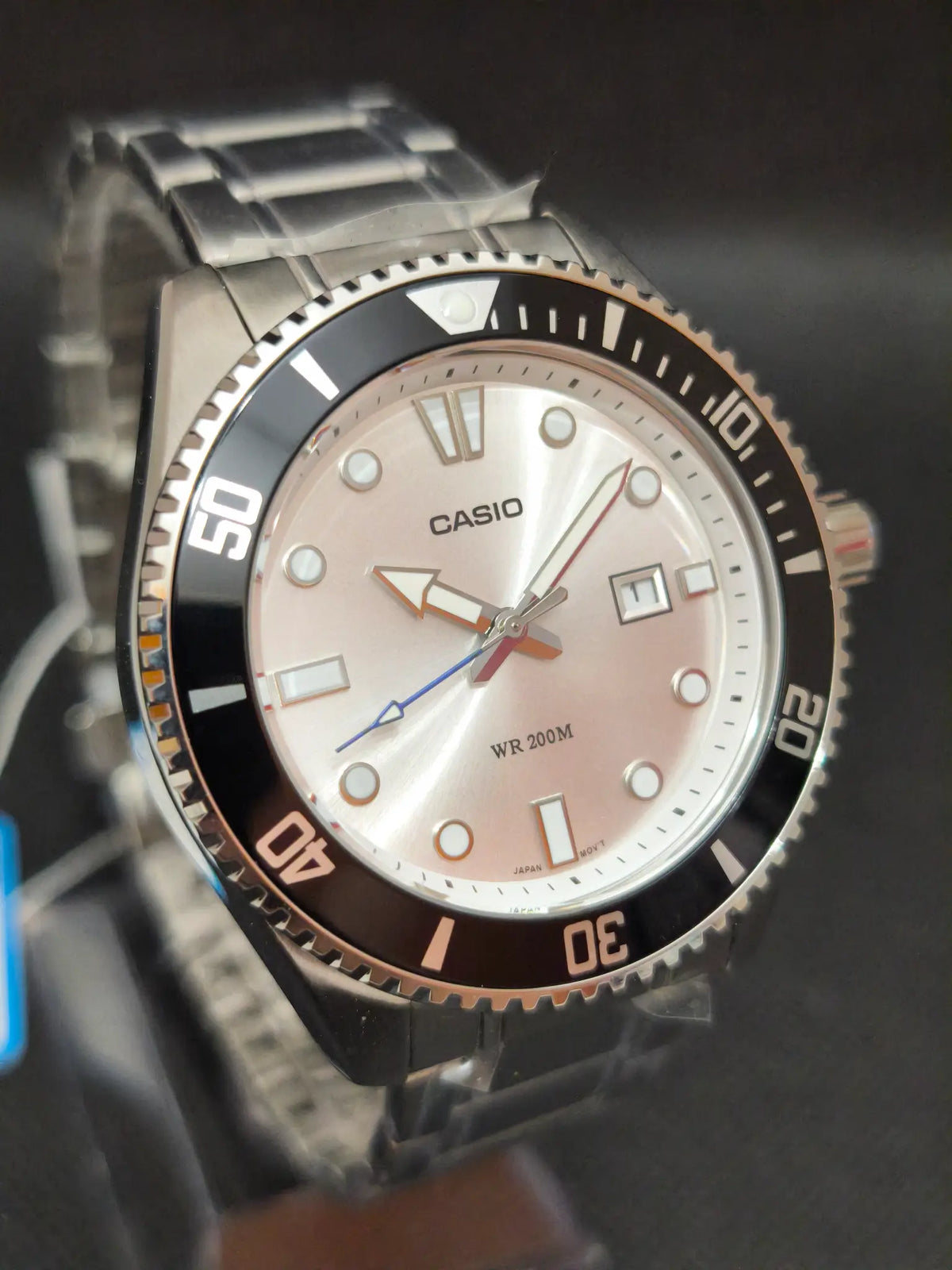 Reloj Casio MDV-107D-7AVDF – Analógico Hombre 46,3 mm Acero Esfera plateada 200 m