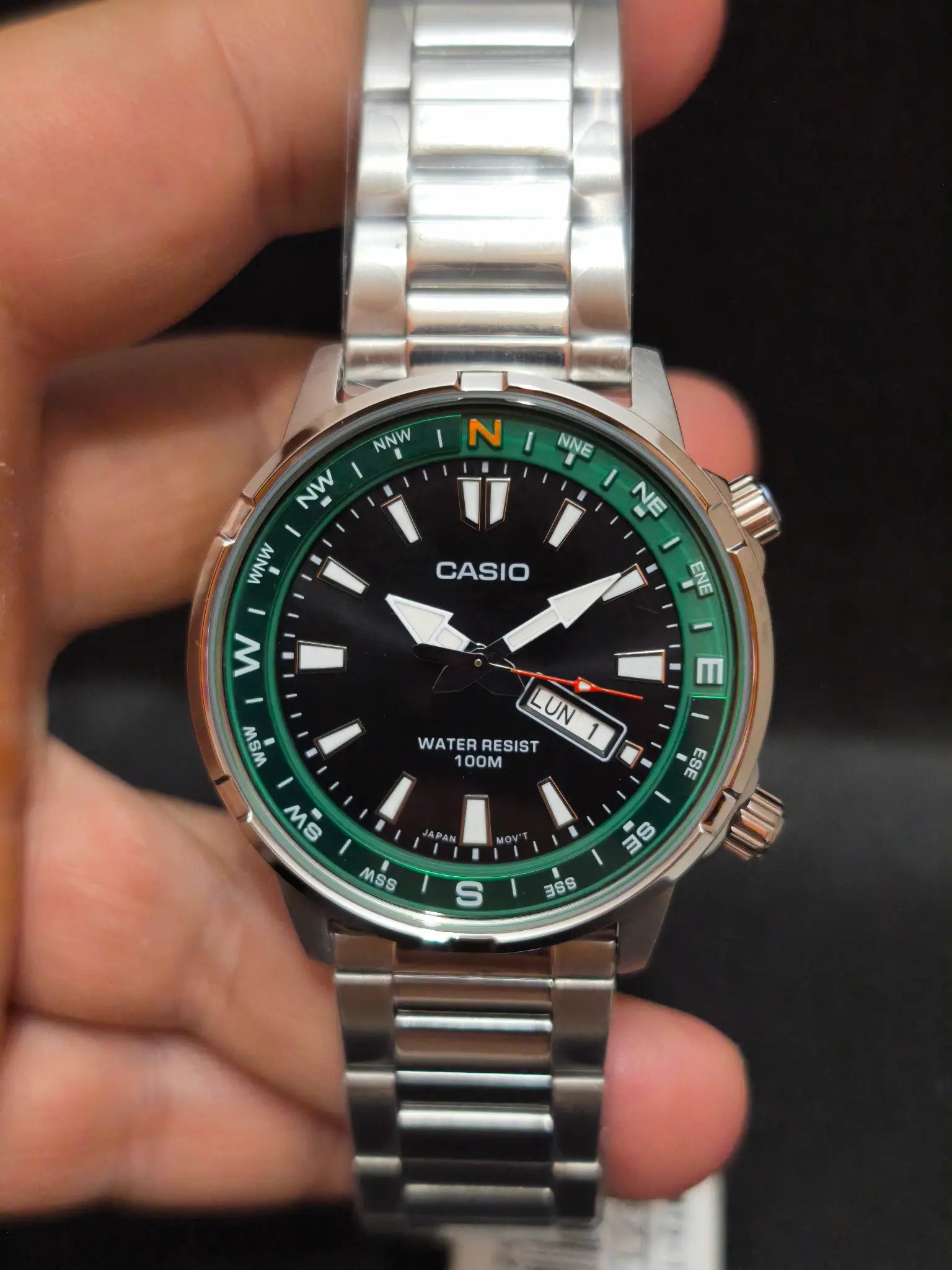 Reloj Casio MTD-130D-1A3VDF con caja y documentación