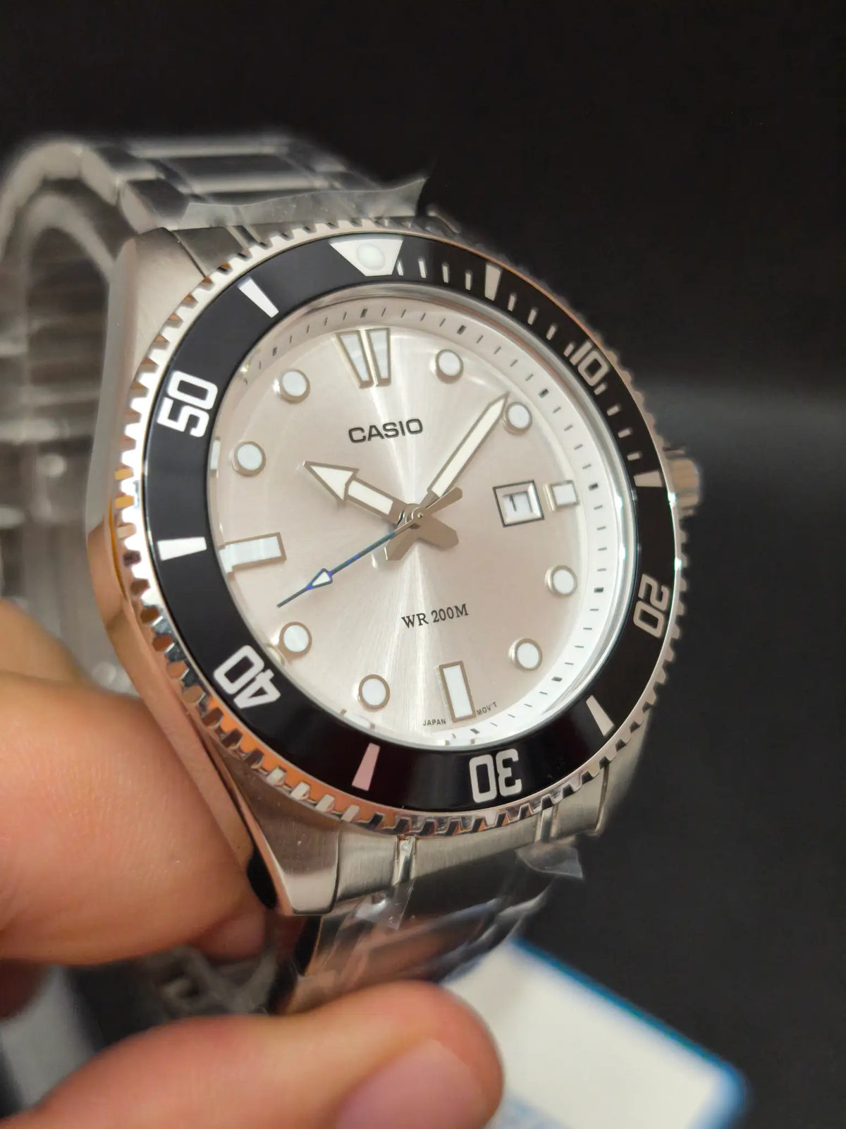 Reloj Casio MDV-107D-7AVDF – Analógico Hombre 46,3 mm Acero Esfera plateada 200 m