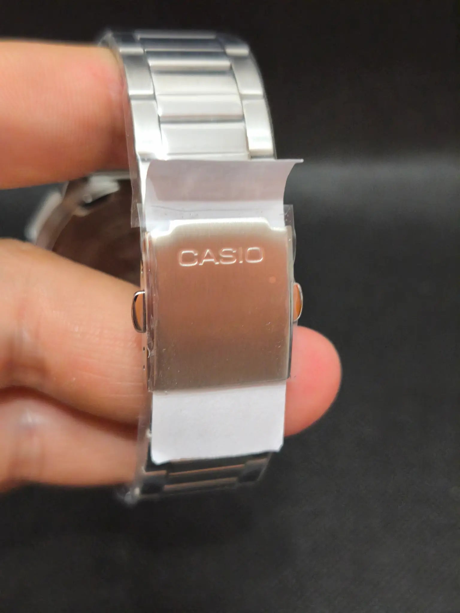 Reloj Casio MTD-130D-1A3VDF – Analógico Hombre 44 mm Acero con bisel verde