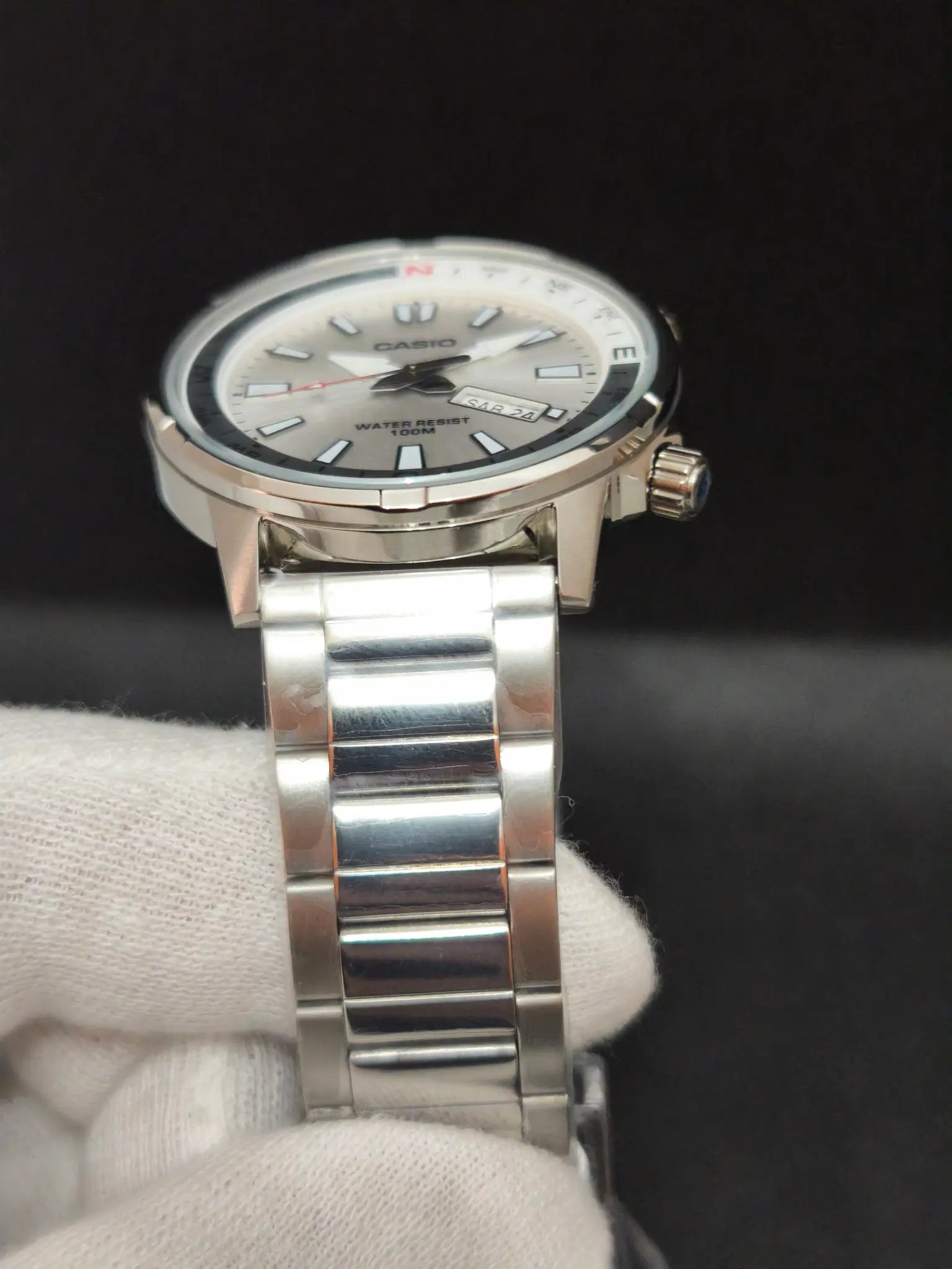 Reloj Casio MTD-130D-7AVDF – Analógico 44 mm Acero Inoxidable