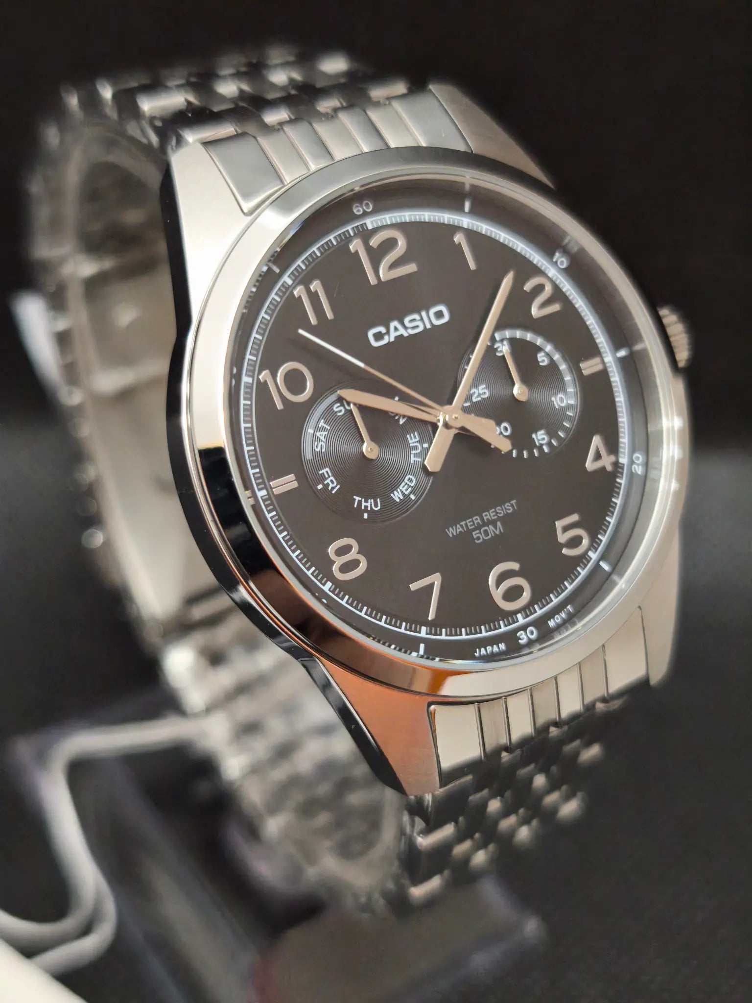 Reloj Casio MTP-E340D fecha y día 