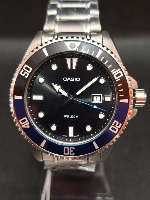 Reloj Casio MDV-107D-1A2VDF hombre acero esfera negra