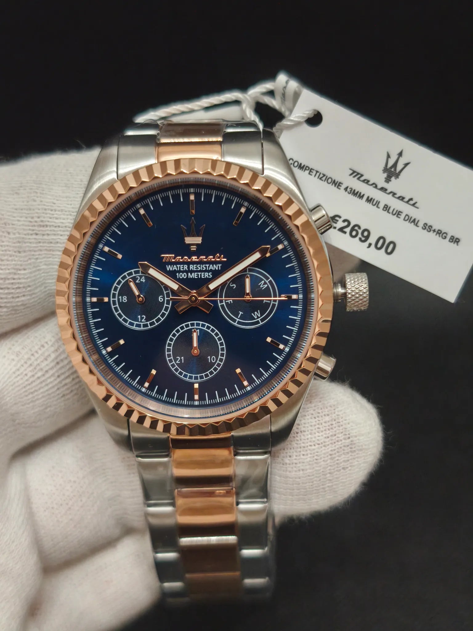 Reloj Maserati Competizione R8853100040 bicolor – 43 mm