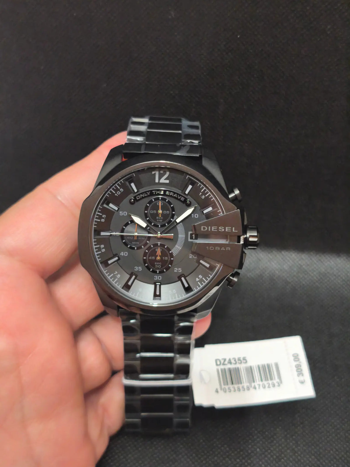 Reloj Diesel DZ4355 brazalete acero inoxidable negro