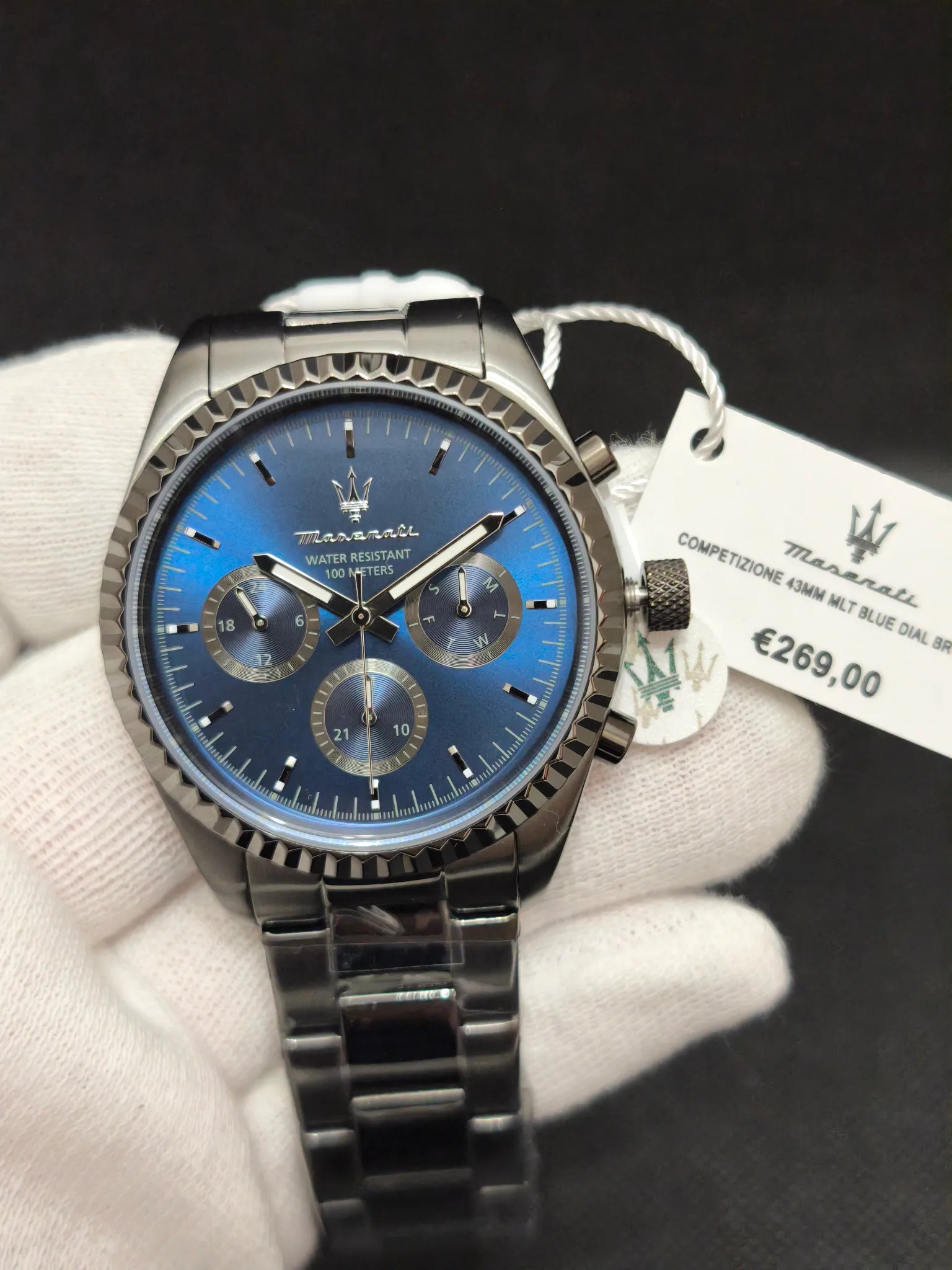 Reloj Maserati Competizione R8853100019 – Multifunción Hombre 43 mm Gris plomo (gunmetal)