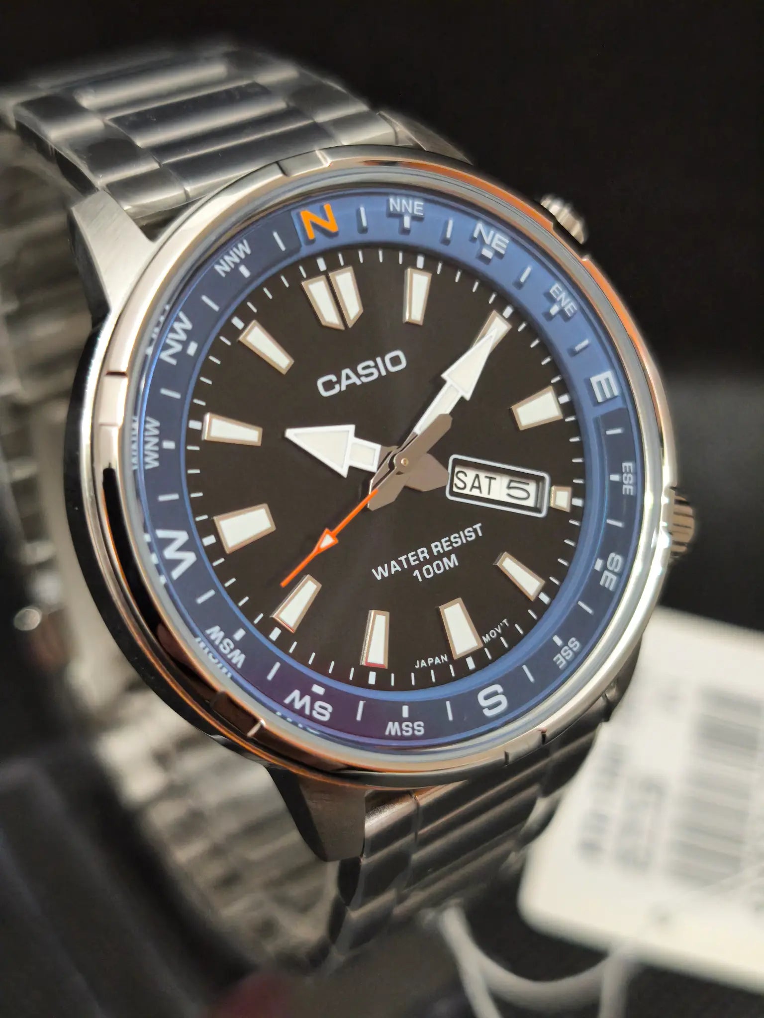 Reloj Casio para hombre resistente al agua 