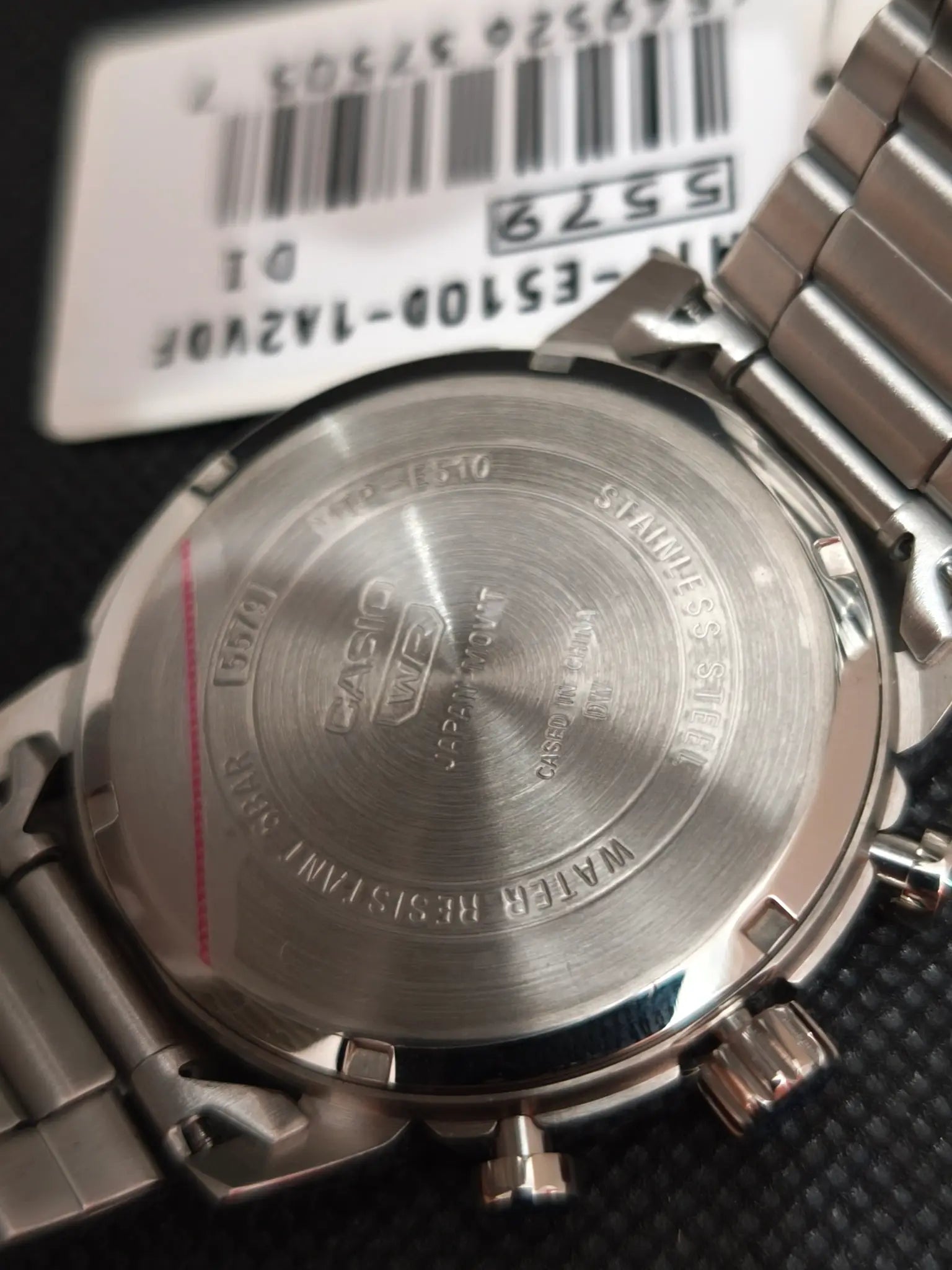 Reloj Casio MTP-E510D-1A2VDF – Cronógrafo Hombre 42 mm Negro Acero