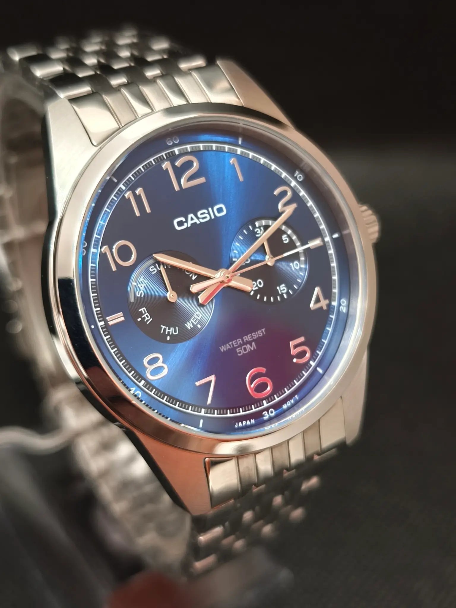  Reloj Casio para hombre resistente al agua