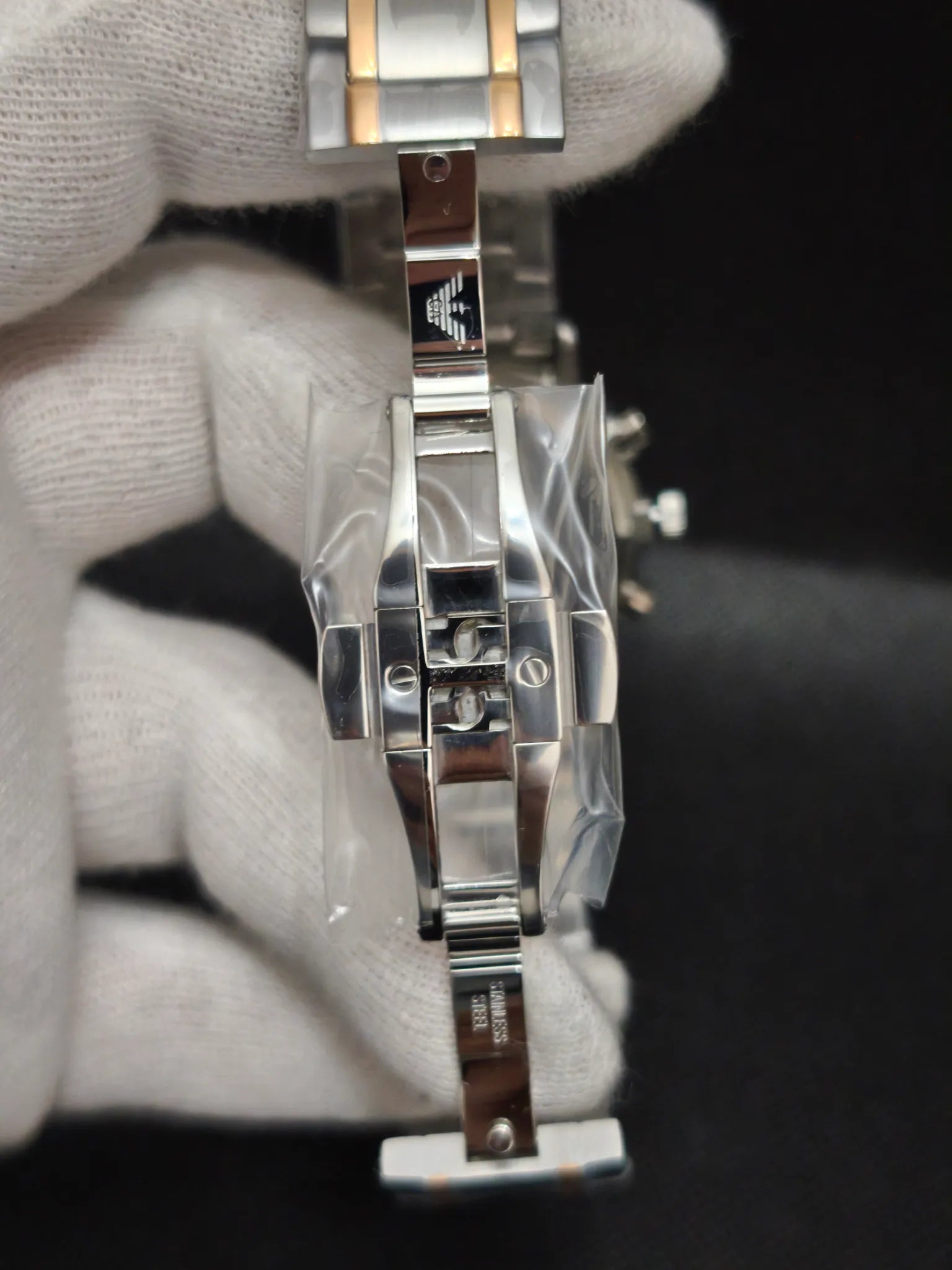 Emporio Armani AR11165 Reloj Cronógrafo Bicolor 43 mm