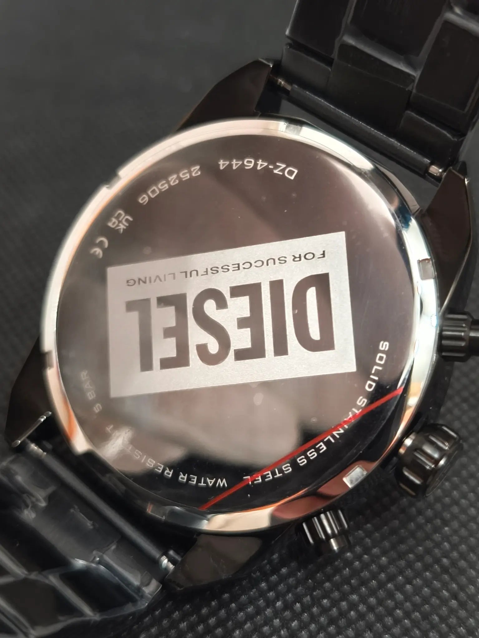 Reloj Diesel Spiked DZ4644 – Cronógrafo Hombre 49 mm Negro