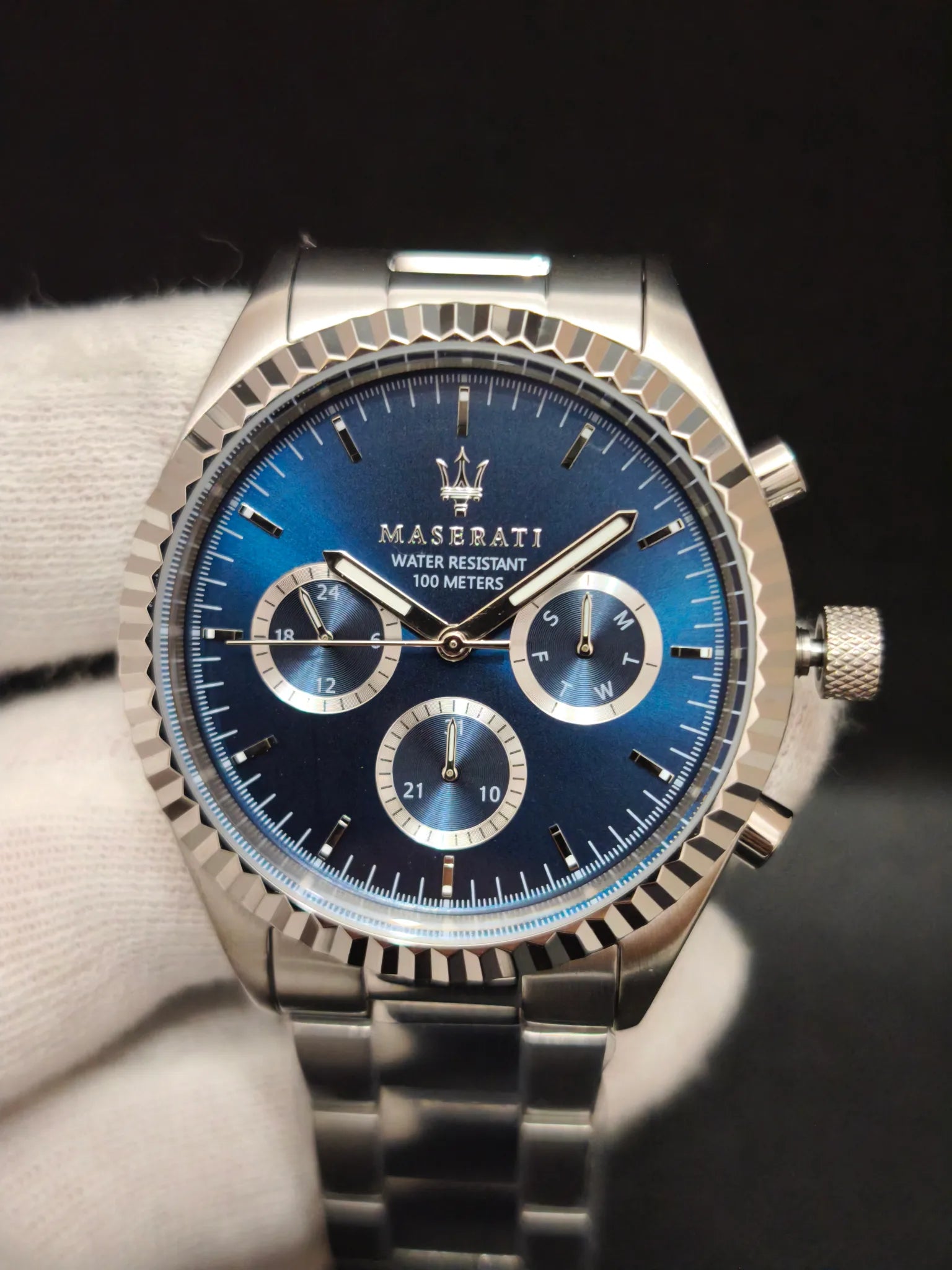 Reloj Maserati Competizione R8853100022 – Multifunción 43 mm Esfera Azul (10 ATM)