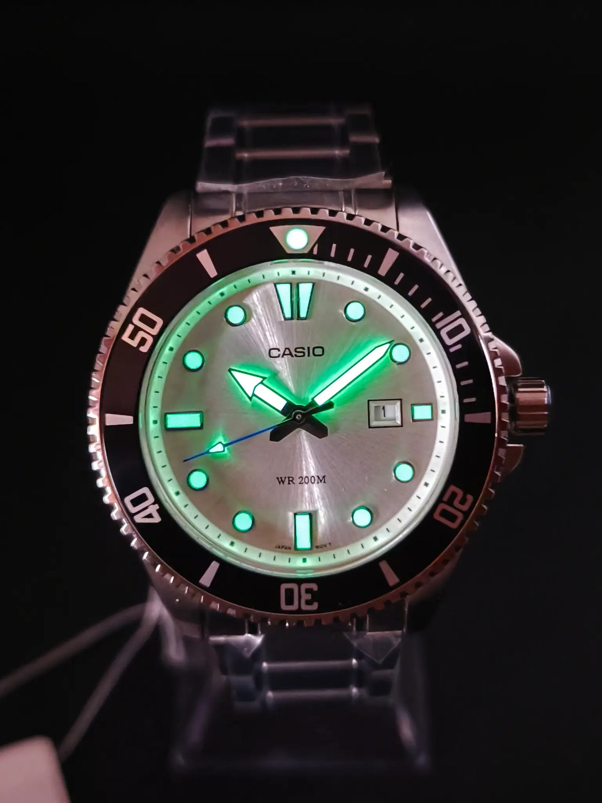 Reloj Casio MDV-107D-7AVDF – Analógico Hombre 46,3 mm Acero Esfera plateada 200 m