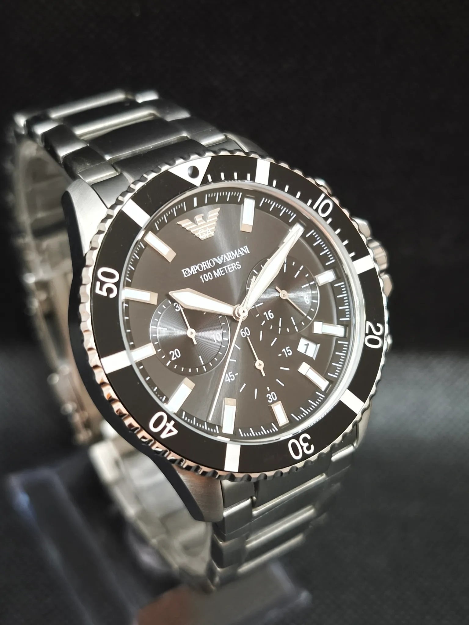 Emporio Armani AR11360 completo con caja y brazalete de acero