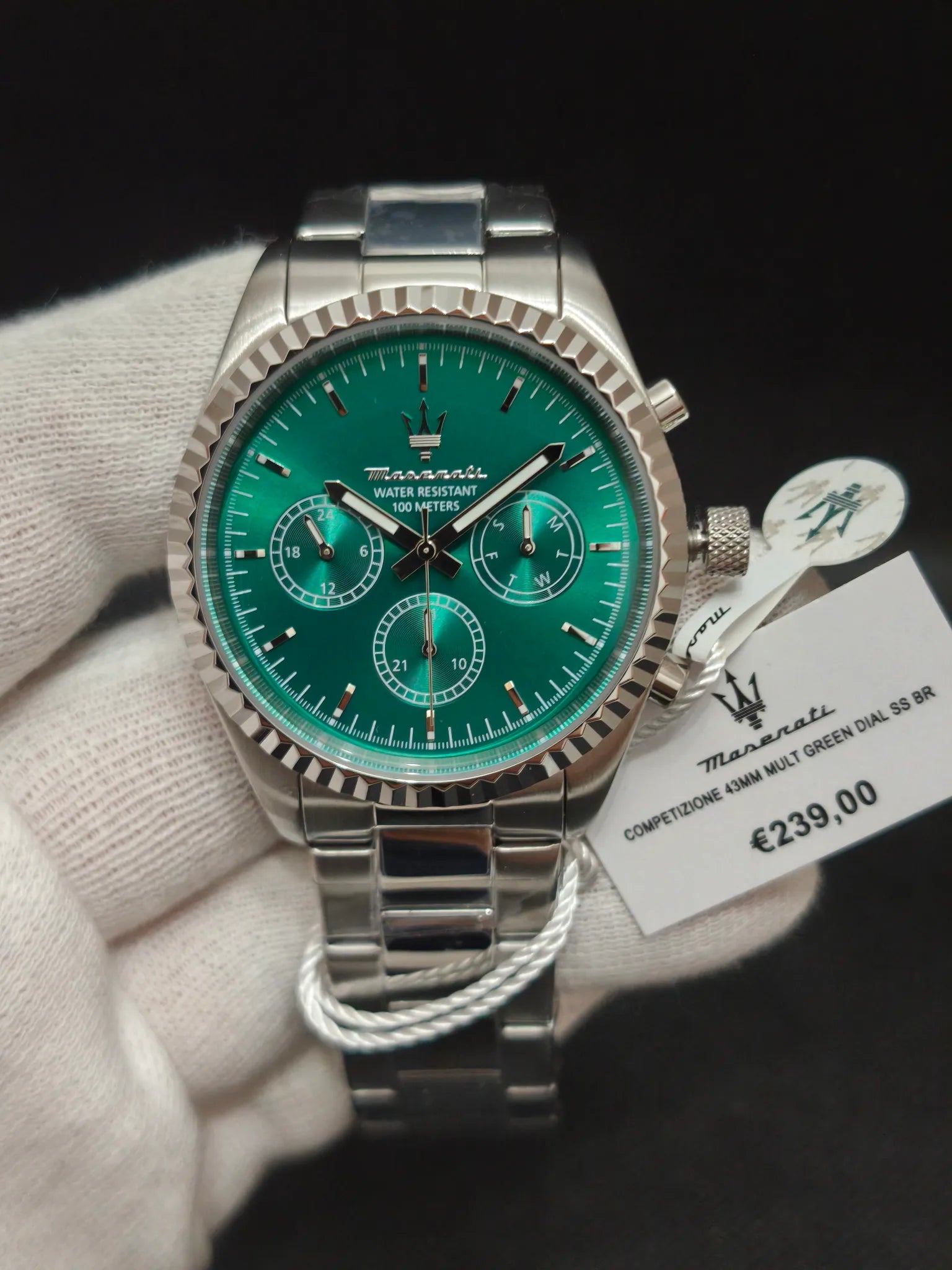 Reloj Maserati Competizione R8853100044 –  Esfera Verde 43 mm