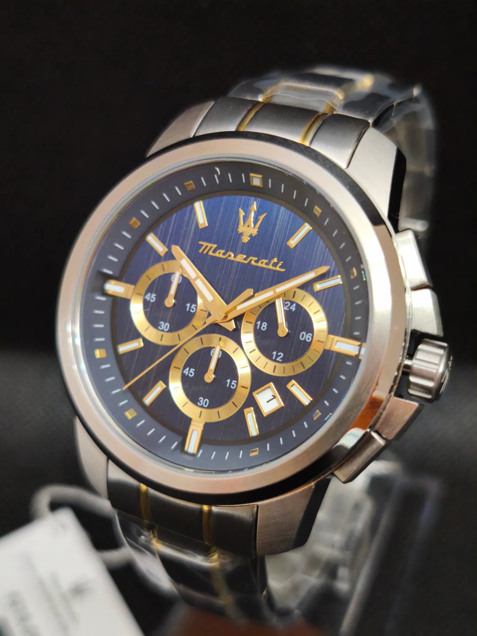 Reloj Maserati R8873621016 Successo, lateral con corona y pulsadores; 44 mm