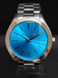 Reloj Michael Kors MK3292 Slim Runway Mujer 42 mm Azul Turquesa Plateado
