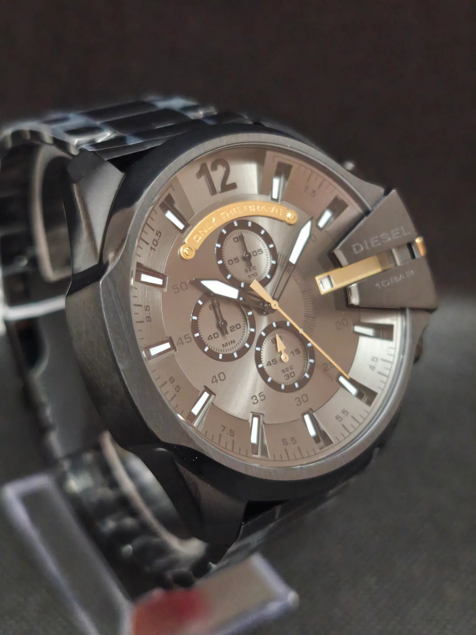 Reloj Diesel Mega Chief DZ4479 cronógrafo grande hombre