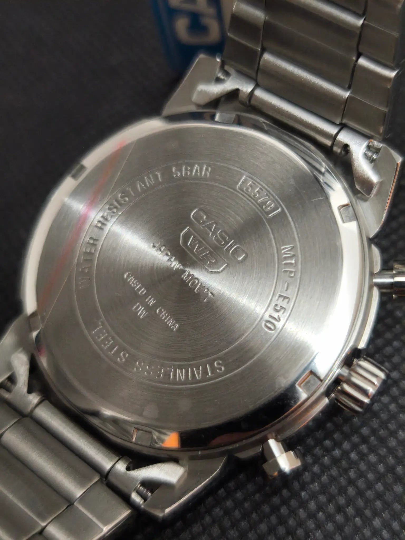 Reloj Casio MTP-E510D-7AVDF – Cronógrafo Hombre 42 mm Plateado
