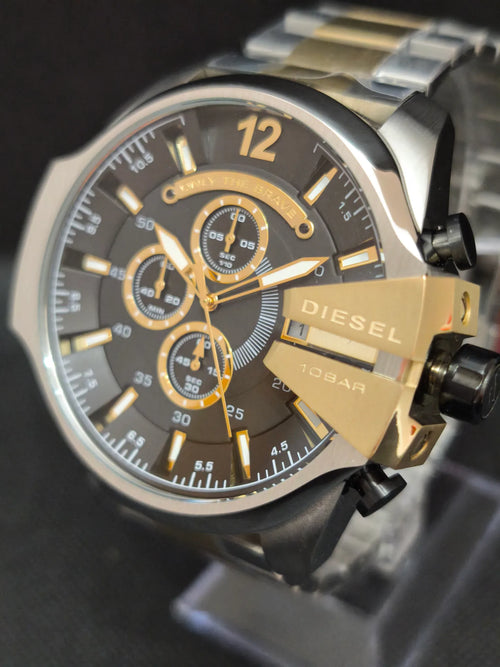Reloj Diesel Mega Chief DZ4581 51 mm Esfera negra
