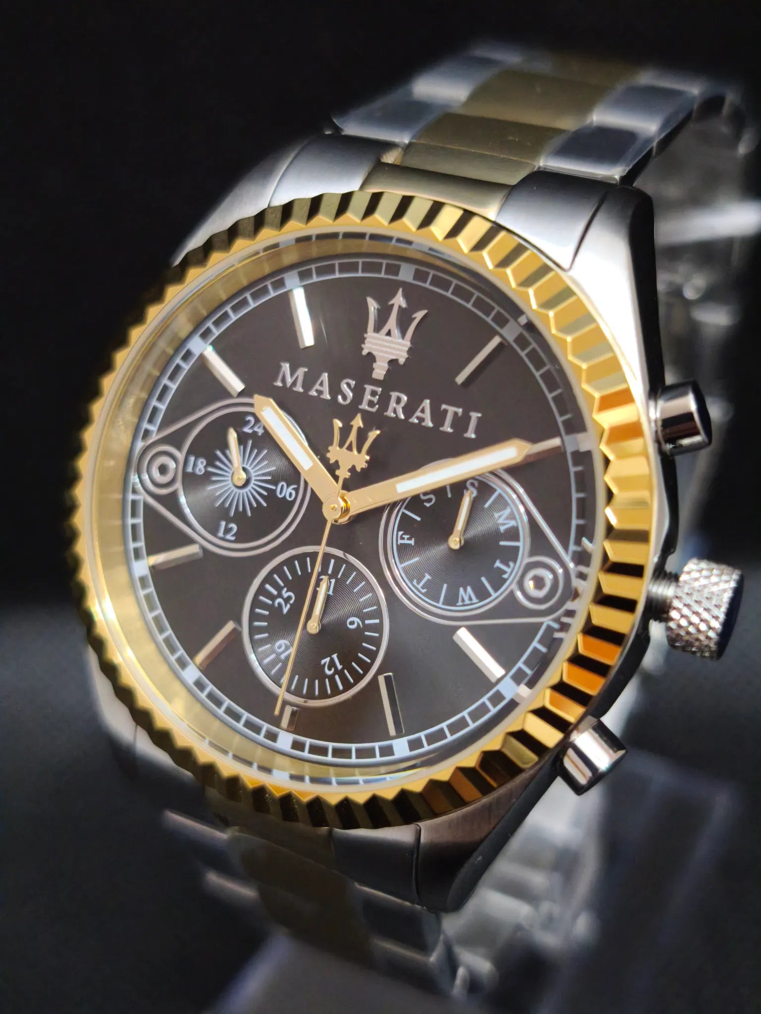 Reloj Maserati Competizione R8853100016 43mm esfera negra