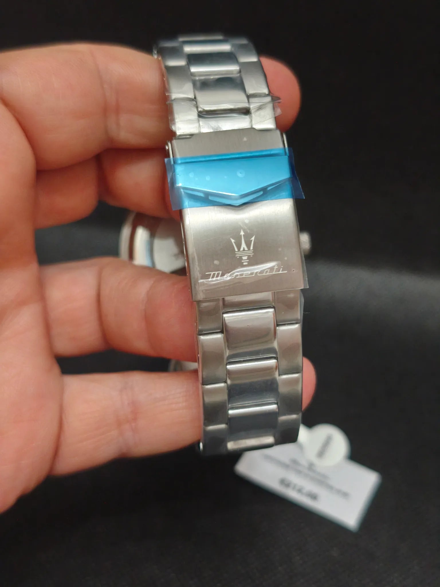 Reloj Maserati Competizione vista doble cierre de seguridad 