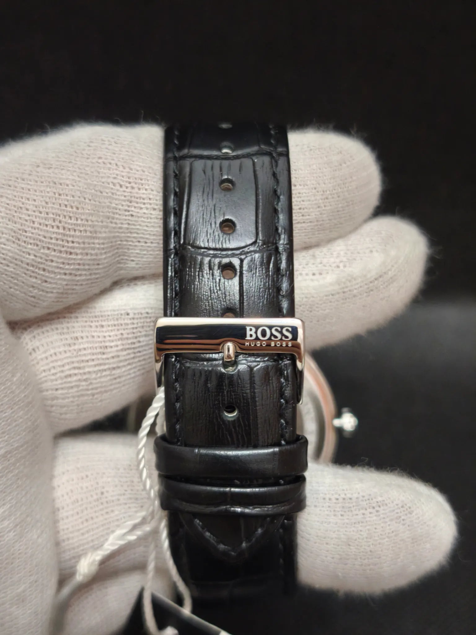 Reloj Hugo Boss Governor 1513485 – Cuarzo con fecha Hombre 43 mm Esfera negra y piel negra