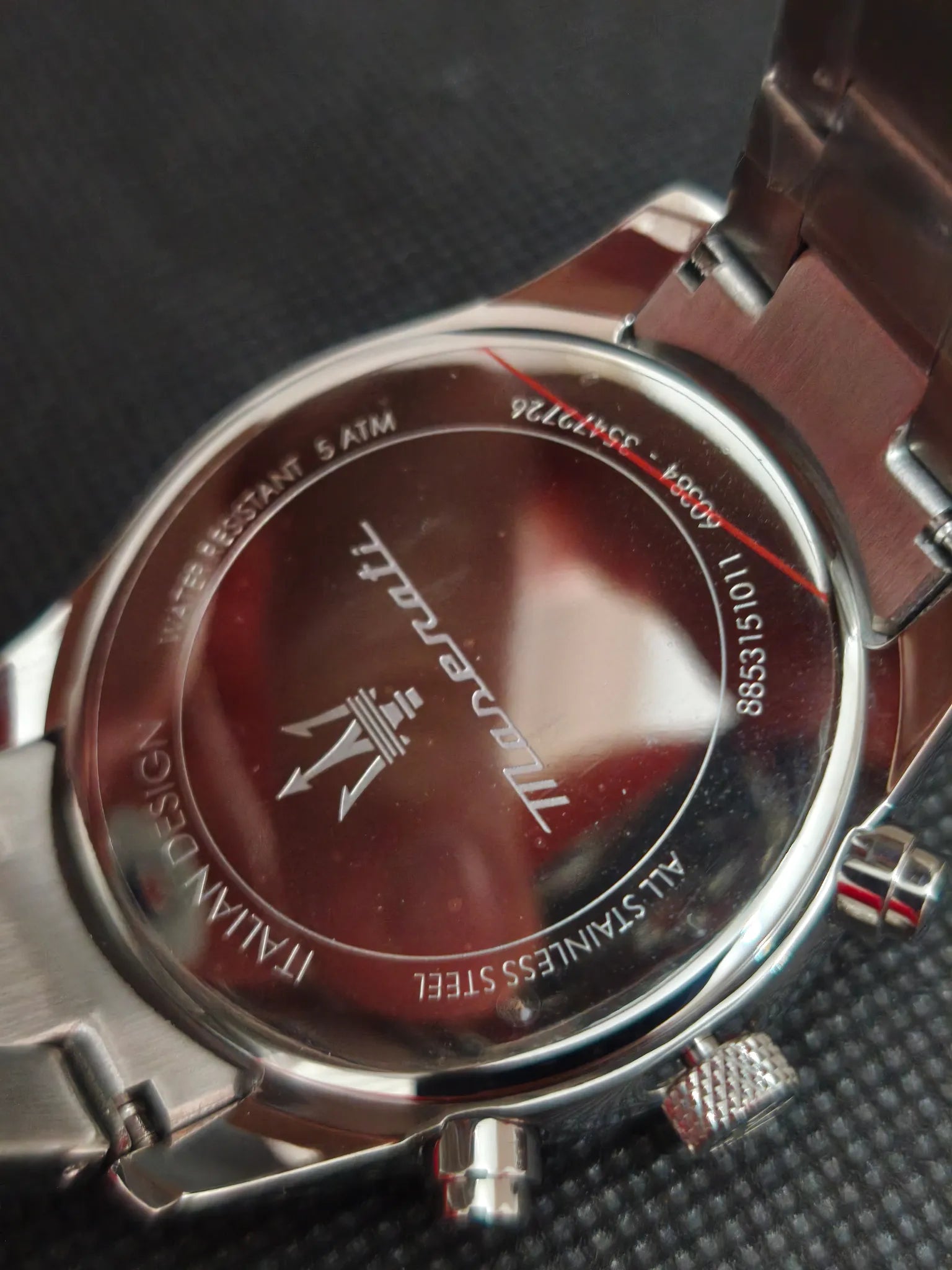 Reloj Maserati Attrazione R8853151011 – Doble horario (GMT) 43 mm Verde (5 ATM)