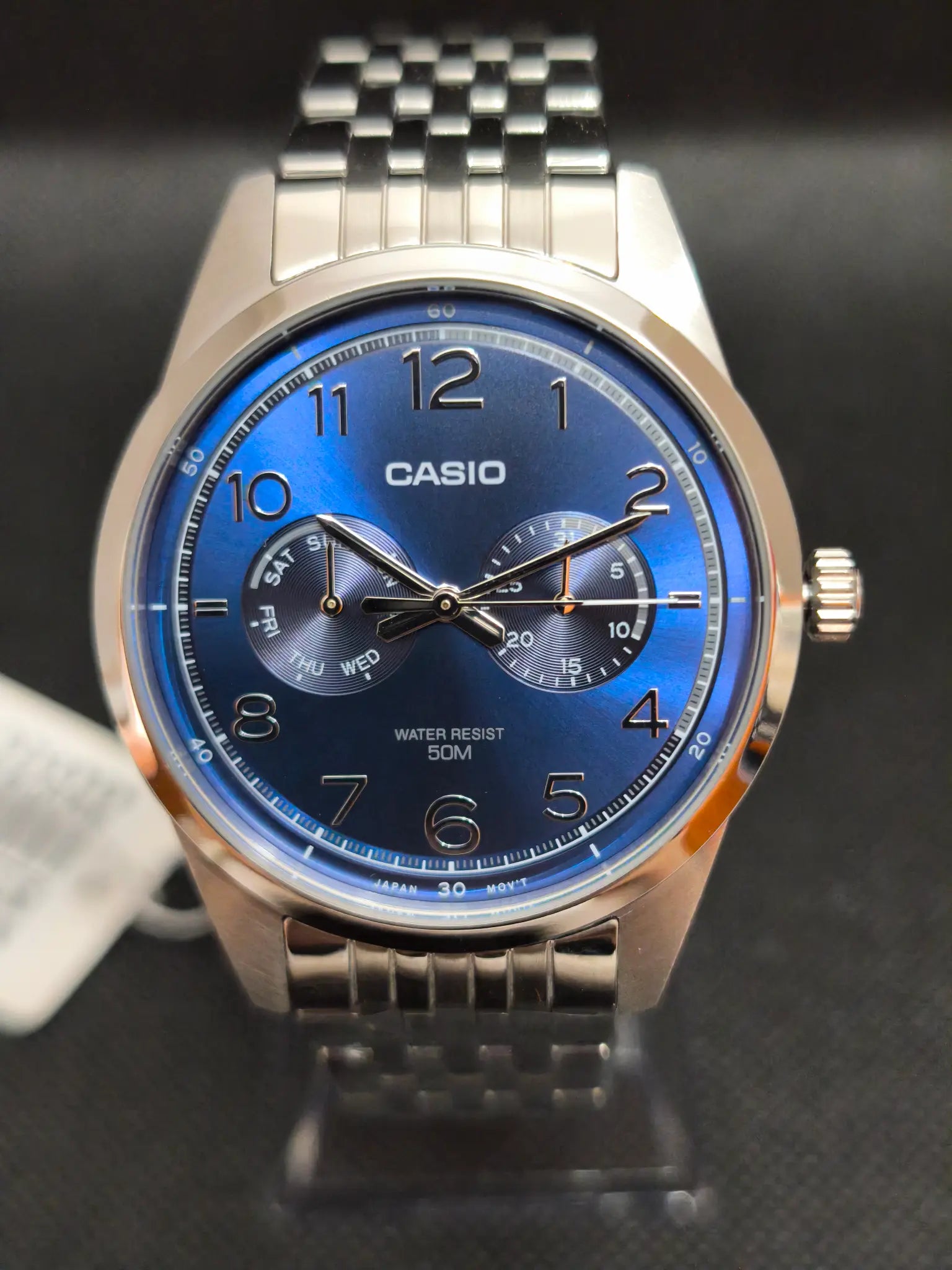  Reloj Casio MTP-E340D-2AVDF para hombre esfera azul