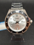 Reloj Casio MDV-107D-7AVDF – Analógico Hombre 46,3 mm Acero Esfera plateada 200 m