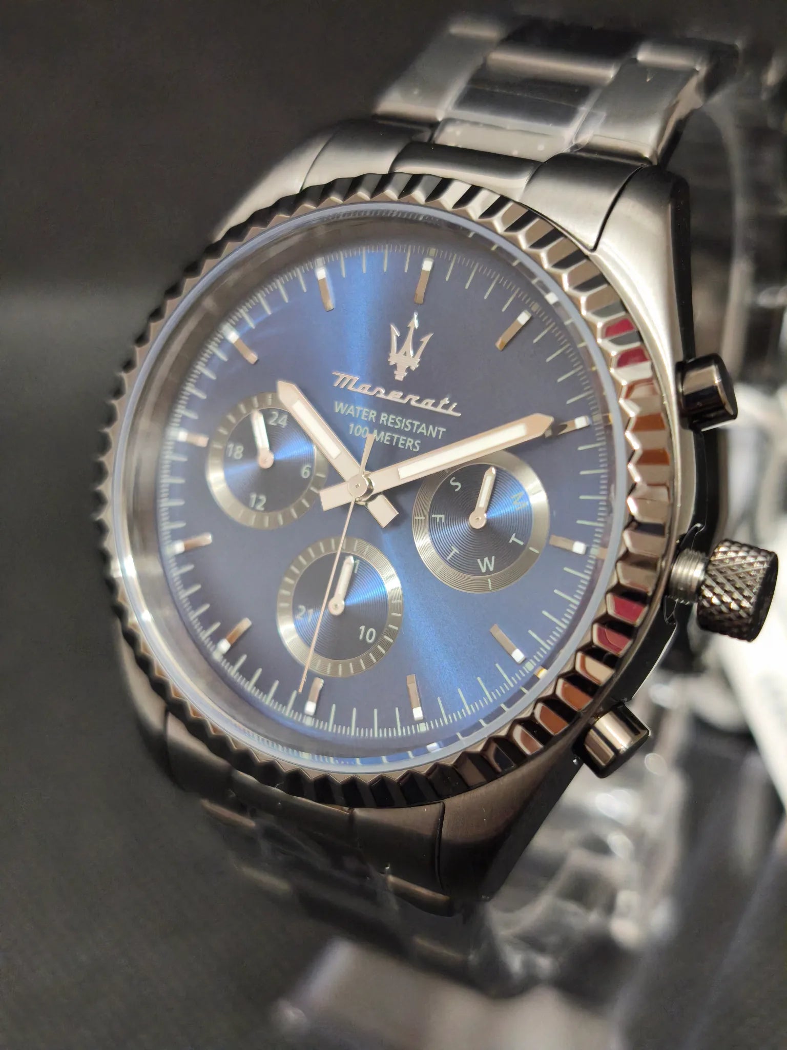 Reloj Maserati Competizione R8853100019 – Multifunción Hombre 43 mm Gris plomo (gunmetal)