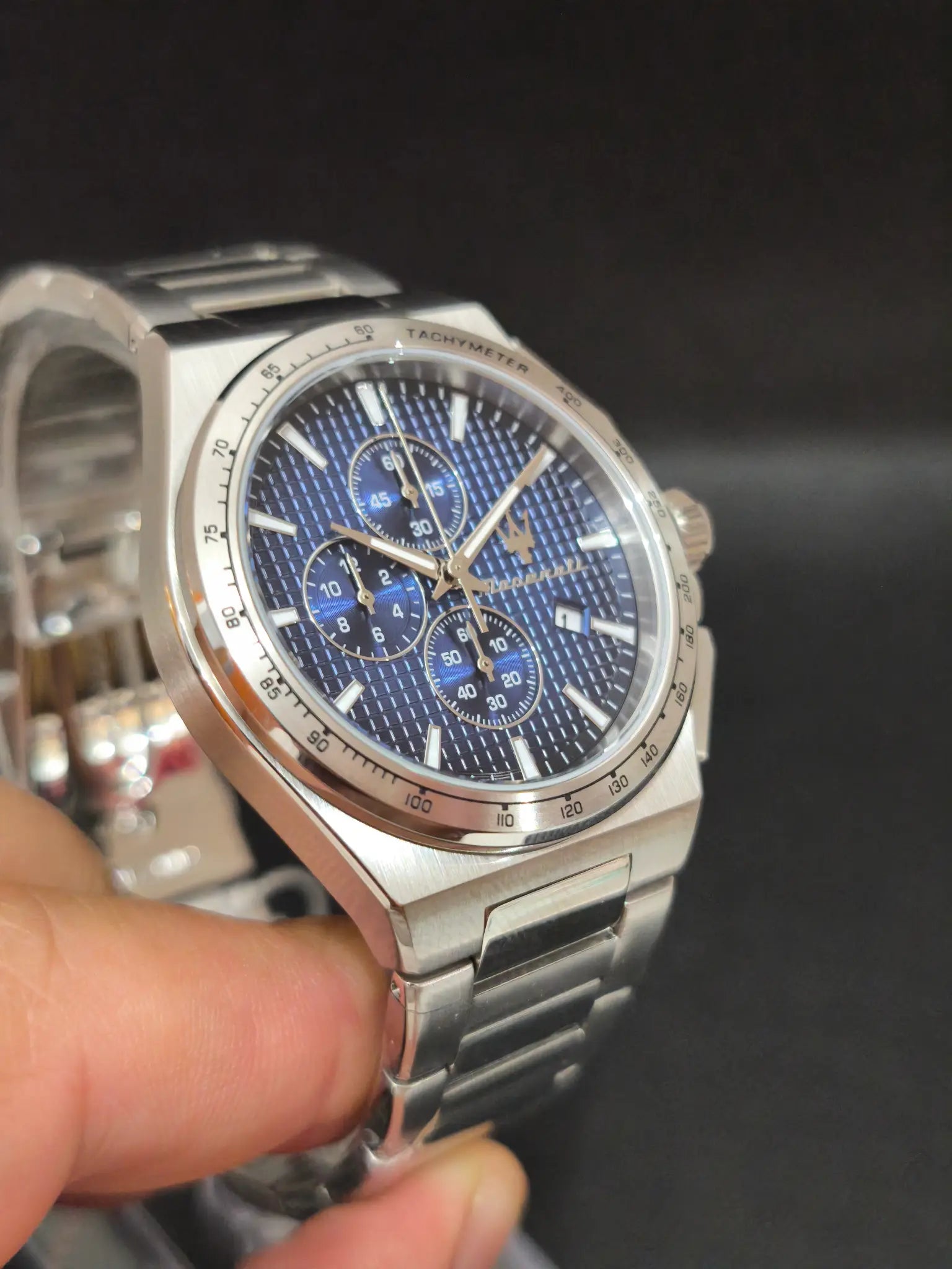 Reloj Maserati Velocità Slim R8873653003 – Cronógrafo Hombre 41 mm Azul Acero