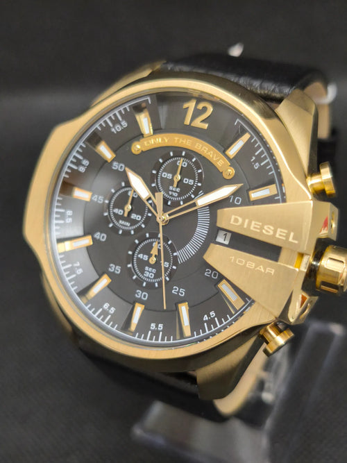 Reloj Diesel Mega Chief XXL 51 mm correa de piel