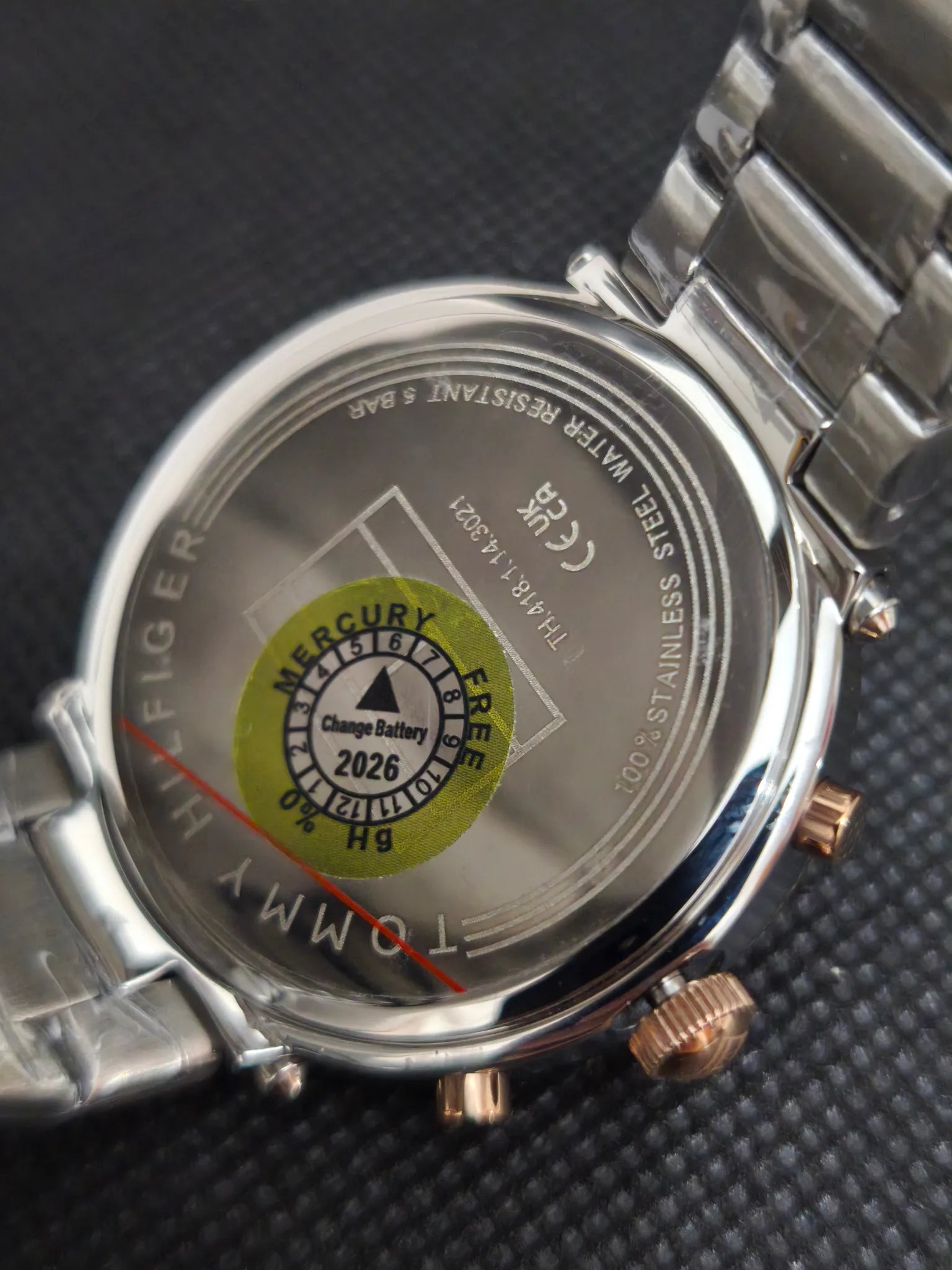 Reloj Tommy Hilfiger 1782348 Emery Mujer 38 mm Bicolor Multifunción