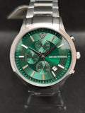 Reloj Emporio Armani Renato AR11507 – Cronógrafo 43 mm Esfera Verde Acero