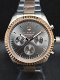 Reloj Maserati Competizione R8853100020 43 mm Bicolor Esfera Gris
