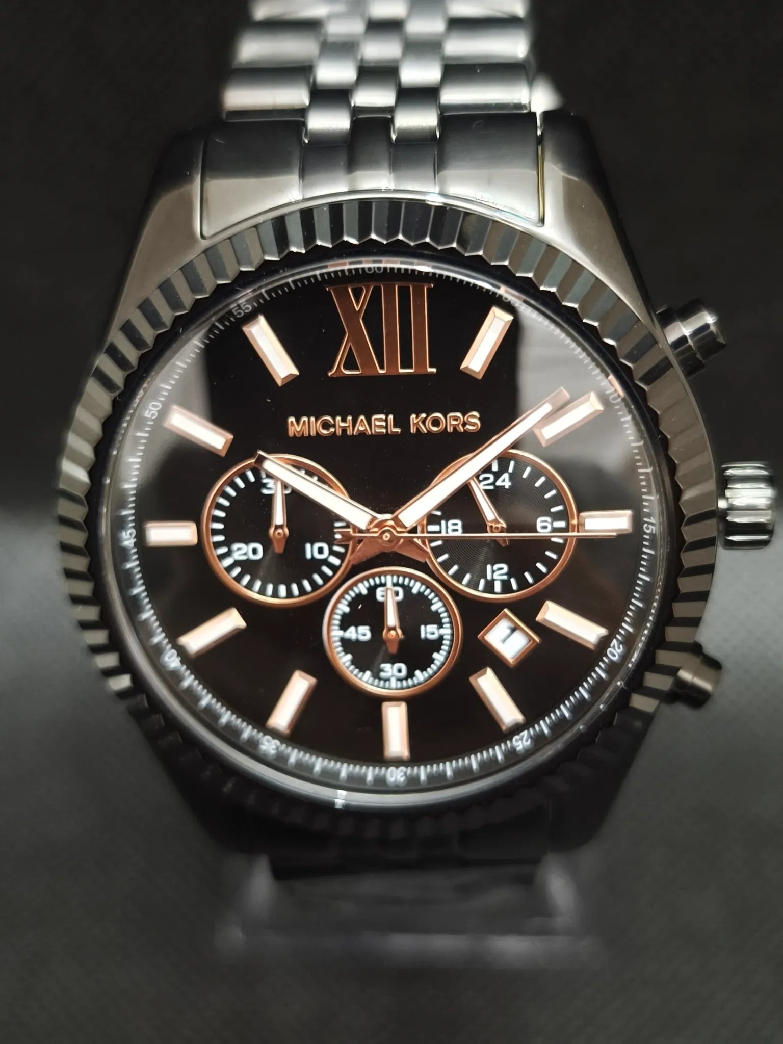 Michael Kors Lexington MK8467 | Cronógrafo Negro 45 mm