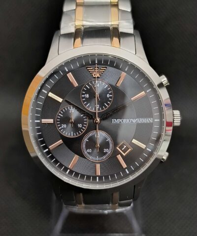 Reloj Emporio Armani AR11165 cronógrafo hombre de 43 milímetros con esfera negra.