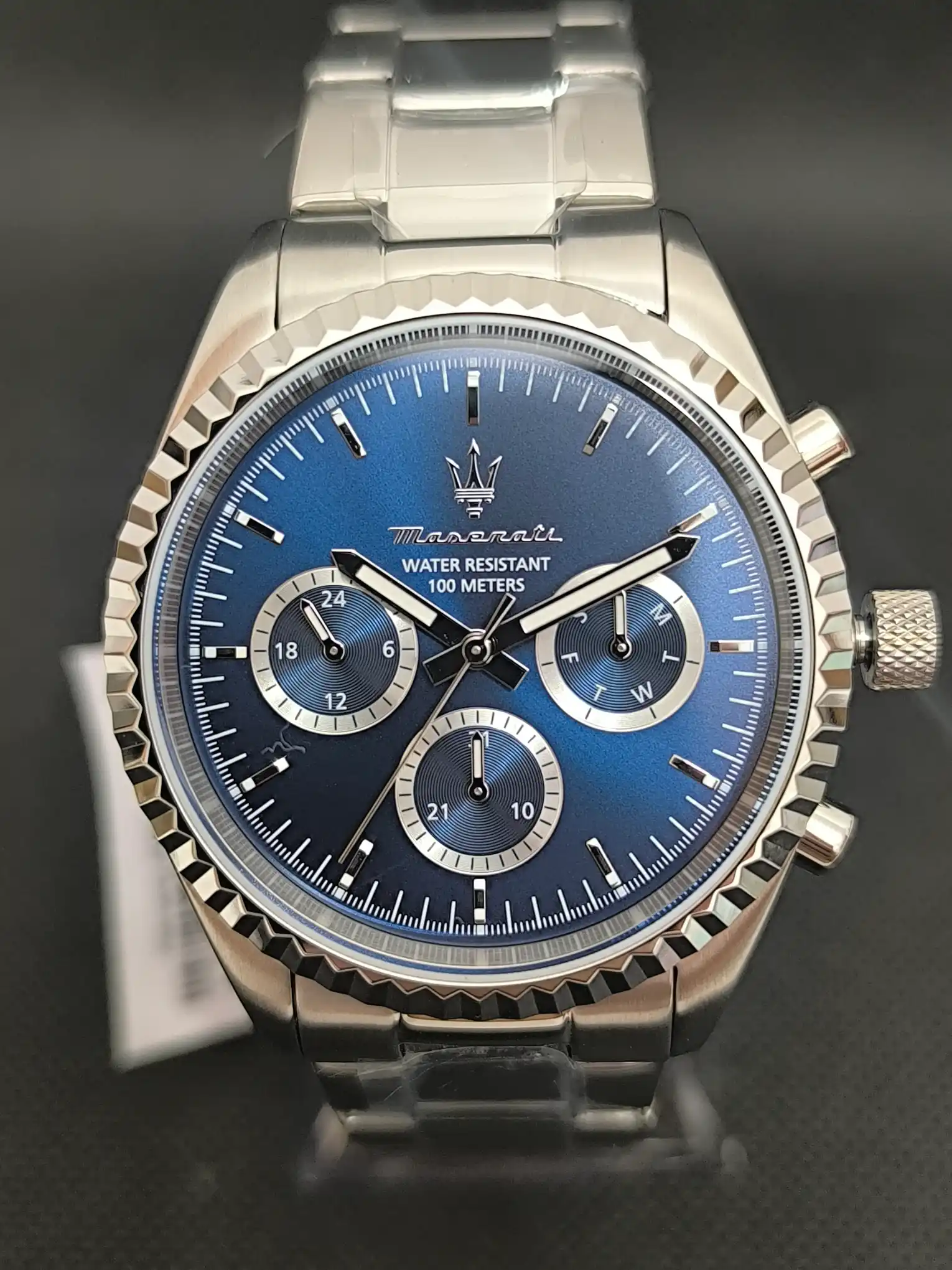 Reloj Maserati Competizion R8853100022 para hombre con caja y correa de acero inoxidable