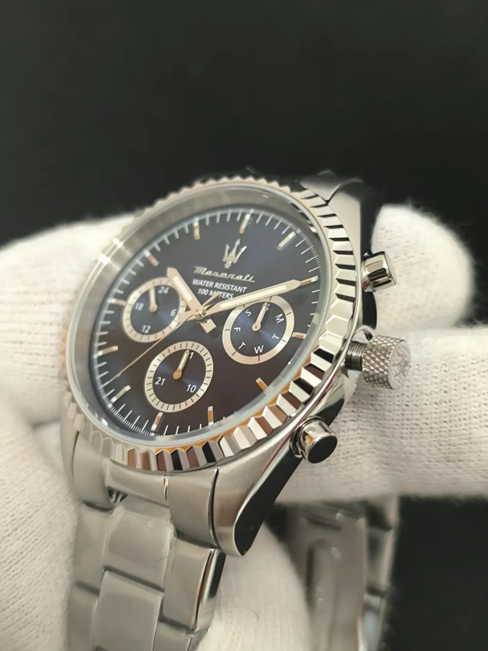 Reloj Maserati Competizion R8853100022 para hombre con caja y correa de acero inoxidable
